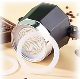 1 x Coffee Maker (Like Kitchen Craft Le'Xpress ) Replacement Silicone Gasket To Suit The 12 Cup Version. 88mm x 72mm x 2mm Clear Translucent, Food Grade FDA Approved, 50 Shore Silicone Washer