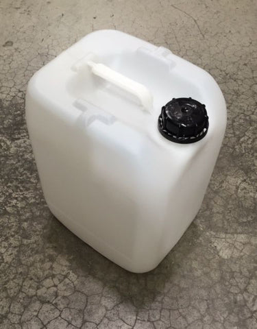20 Litre Jerry Can With Lid, 400mm x 290mm x 240mm