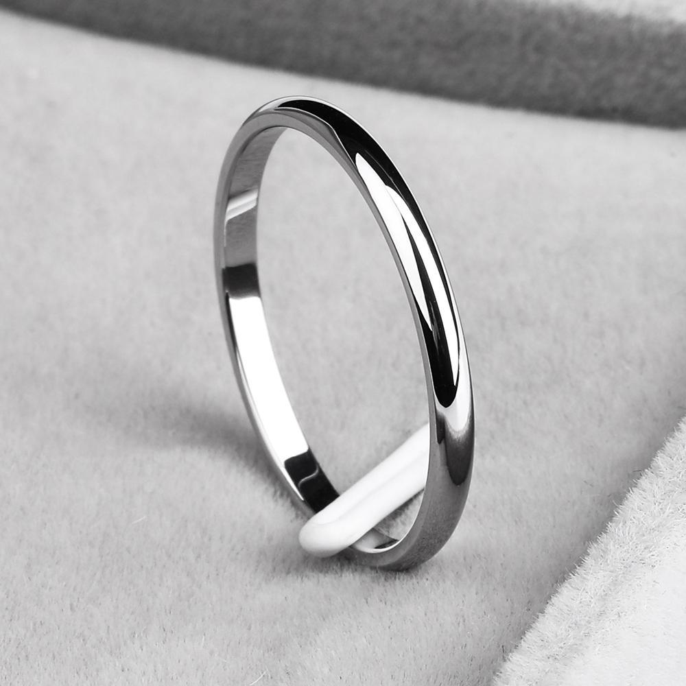 TITANIUM STEEL ROSE GOLD SIMPLE WEDDING RING Cool Products