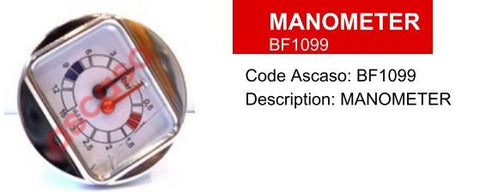 Brasilia Gradisca Temperature / Pressure (Manometer) Gauge