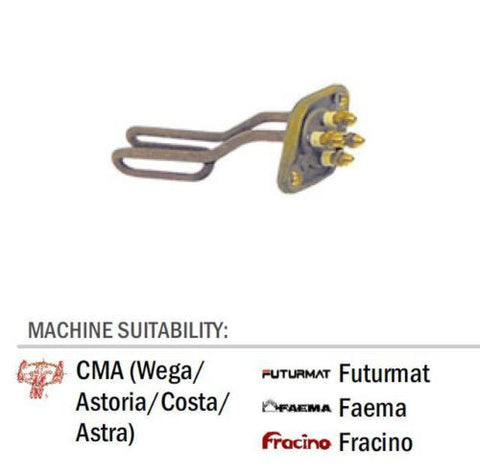 CMA (Wega/Astoria/Costa/Astra) Futurmat, Faema, Fracino Resist 1GR 2000W 230V