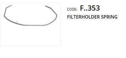 Filterholder Spring (Suitable For F352 & F2381 Portafilters