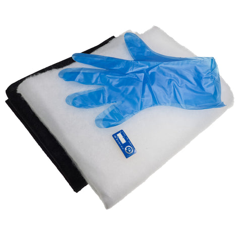 Universal Double-Layer Foam Cooker Hood Filter Kit – Grease & Odour Absorption (57cm x 47cm)