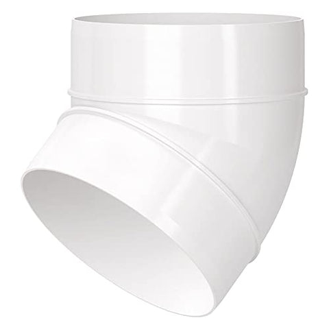 Vents 125mm 45° Round Plastic Ducting Elbow