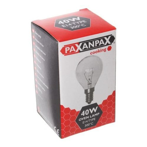 Universal Retail Packed Oven Lamp Bulb [E14, 40W, 230V, 300°C, P45] – Pack of 1