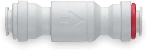 John Guest 1/4" Tube OD Check Valve, White