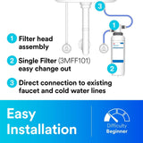 3m Aqua Pure 3MFF100 Full Flow Drinking Water System (High Flow 2.5 GPM)