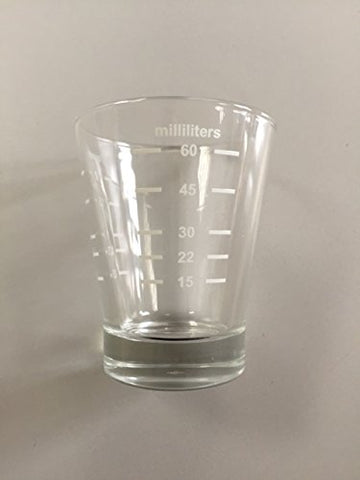 4 x Dual Scale Coffee/Espresso Shot Glasses