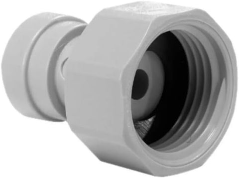 John Guest 1/2" Push-Fit x 5/8" BSP Female Flat Face Adapter, Pack of 10