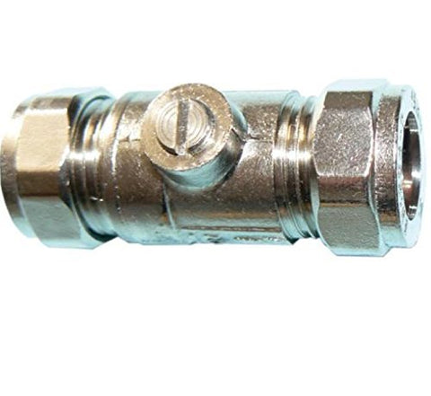 Primaflow 15mm Full Bore Chrome Isolation Valve