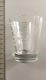 5 x Dual Scale Coffee/Espresso Shot Glasses