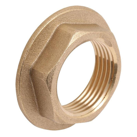 1 1/2" Flanged Brass Backnut