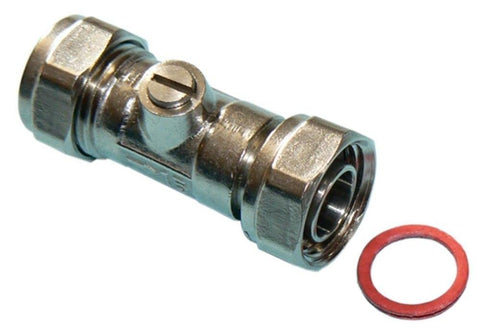 15mm Chrome Service Valve