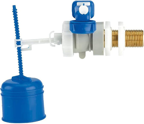 Dudley Hydroflo Equilibrium Float Valve, Brass Tail, 1/2" BSP Side Entry