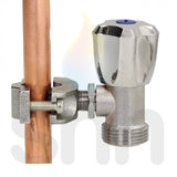 Self Cutting Tap Washing Machine Valve 15mm x 3/4"