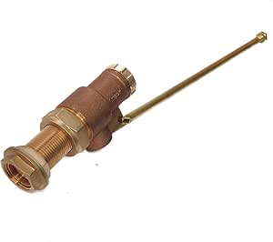 1" Brass High Pressure Float Valve for 8" Ball Float