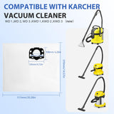 12 Pack KFI 357 Filter Bags for Kärcher