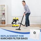 12 Pack KFI 357 Filter Bags for Kärcher