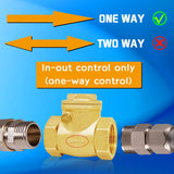 3/4" NPT Heavy Duty Brass Swing Check Valve