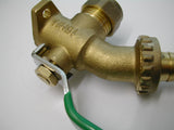 Lever Outside Tap with Built-In Wall Plate Elbow