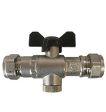 Primaflow VCDS 15mm DZR Double Check Valve with Isolating Valve