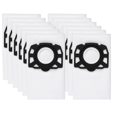 12 Pack KFI 357 Filter Bags for Kärcher