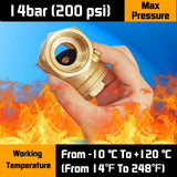 3/4" NPT Heavy Duty Brass Swing Check Valve