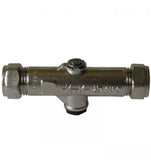 Primaflow VCDS 15mm DZR Double Check Valve with Isolating Valve