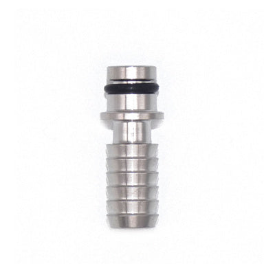 Wunder-Bar Stainless Steel Manifold Inlet Connector 3/8" Barb Short