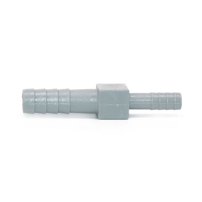 Acetal Plastic Barbed Straight Fitting 1/4" x 3/8" Grey