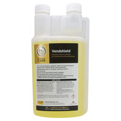 Bioguard Vendshield Liquid Coffee Machine Cleaner 1 Litre Dosing Bottle