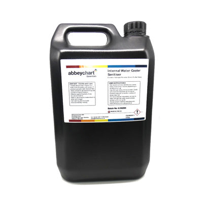 Abbeychart Internal Water Cooler Clear Sanitiser 6% Hydrogen Peroxide 5 Litre