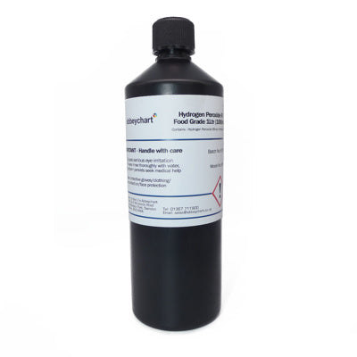 Abbeychart Internal Water Cooler Clear Sanitiser 6% Hydrogen Peroxide 1 Litre