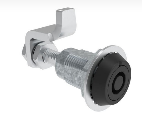 Southco E3-15-15 VISE ACTION® Compression Latch, Large Size, Tubular Key, Zinc Alloy, Powder Coated, Black