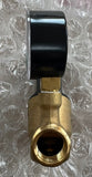 Honeywell D04FM Pressure Reducing Valve With Gauge (0-160 PSI). 1/2" BSP Female & 3/4" BSP Male (Dual Threads)