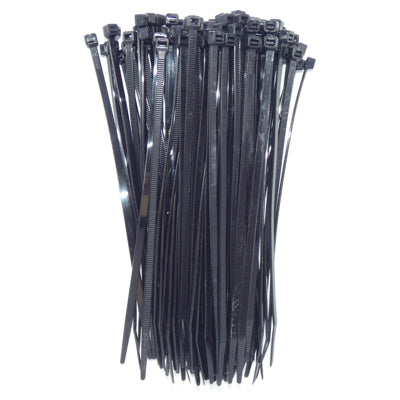 Cable Tie Black 200mm x 4.8mm - Heavy-Duty Wire and Cable Organizer
