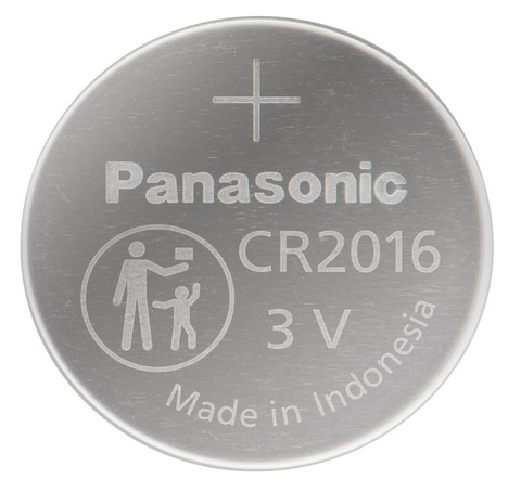 Panasonic CR2016 3v Lithium Coin Cell Battery (Also Known As DL2016, BR2016, KCR2016, LM2016, CR-2016EL/1B)