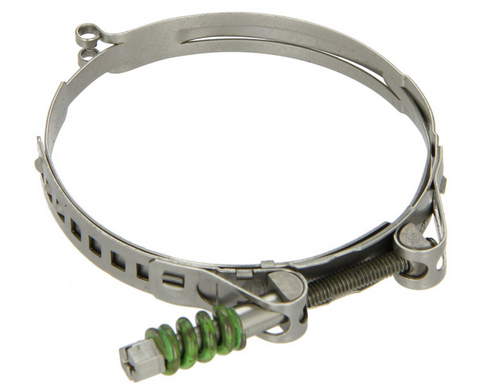 Oetiker 17800172 Stainless Steel Self-Tensioning Steples Hose Clamp (Coolant Lines), Bolted, 9 mm Band Width, 22 mm - 28 mm Hose OD Range