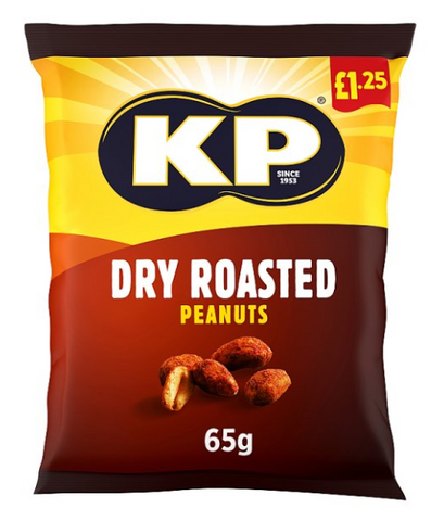 KP Dry Roasted Peanuts, 65g