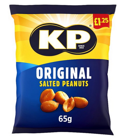 KP Original Salted Peanuts, 65g