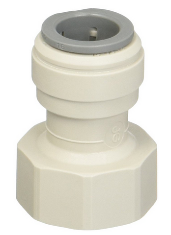 1/2″ Push Fit × 5/8″ BSP Female Thread John Guest Female Adaptor Flat End