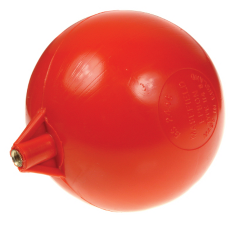 5" Diameter Plastic Spherical Float (5/16" Thread)