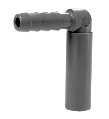 John Guest Tube To Hose Stem Elbow Connector, 1/4" inch x 1/4" inch