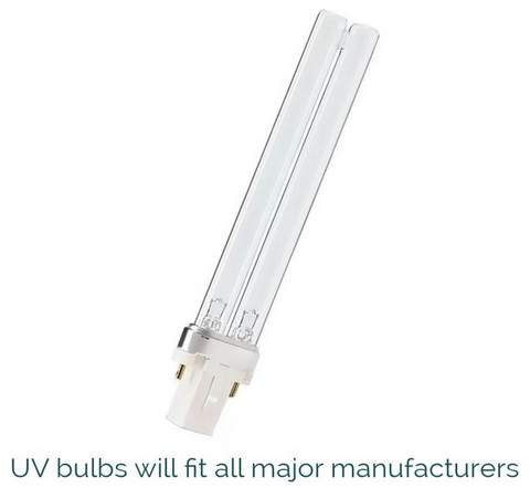 5W PLS Replacement UV Bulb Lamp for Pond Filter UVC – Universal 2-Pin Type