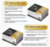 Cool Products / Bioguard Milkline Powder Cleaning Kit. 40 x Daily 10g Alkaline Sachets & 10 x Weekly 10g Acid Sachets