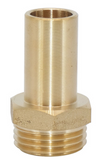 Cool Products Yellow Brass Adaptor | 1/2" BSP Male Thread x 15mm Stem | Durable Plumbing Fitting for Secure, Leak-Free Connections