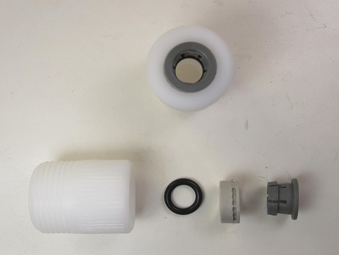 3/4" BSP Male x 3/8" Push Fit Adapter (John Guest) in Delrin