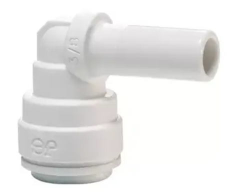 John Guest Polypropylene Stem Elbow 1⁄4″ Stem x 1⁄4″ Pushfit
