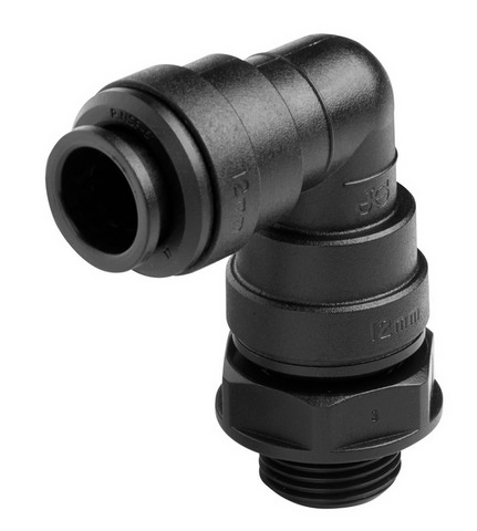 John Guest Swivel Elbow, 8mm Push Fit x 1/4" BSP Male Thread