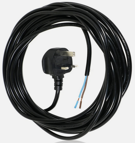 Universal Mains Cable with 13A Plug 8.4 Metre 2 Core 0.75mm 22-OK-01 PFC253 CBL5133